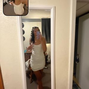 White homecoming dress